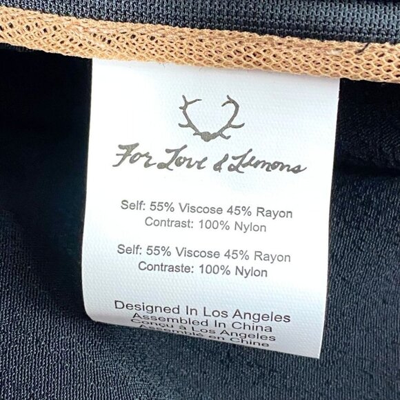 NWT FOR LOVE & LEMONS VALENTINA BLACK EMBROIDERED NUDE SHEER MESH ROMPER - S - Picture 13 of 13